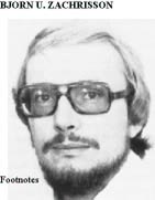 DR. BJORN U.  ZACHRISSON