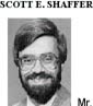SCOTT E. SHAFFER, MS